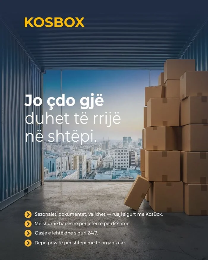 KosBox storage campaign